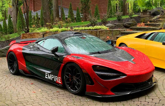 Per la McLaren 720s Carbon Fiber Body Kit 720s VORS Upgraded Style Carbon Fiber Fender Guard Body Kit