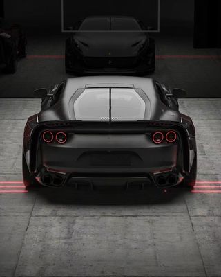 812 Ferrari Body Kit Fibra di carbonio Widebody 812 ZE Style Carbon Fiber Arch