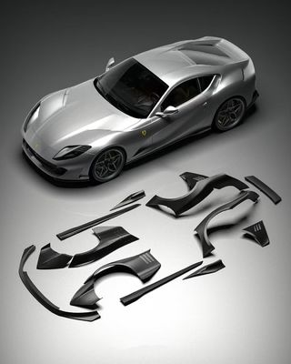812 Ferrari Body Kit Fibra di carbonio Widebody 812 ZE Style Carbon Fiber Arch
