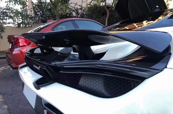 Per McLaren 720s Spoiler in fibra di carbonio 720s aggiornato a VORS Style Carbon Fiber Spoiler Wing