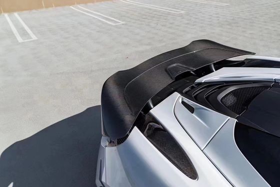 Per McLaren 720s Spoiler in fibra di carbonio 720s aggiornato a VORS Style Carbon Fiber Spoiler Wing