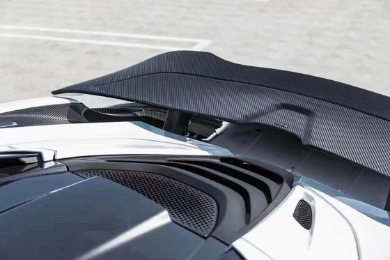 Per McLaren 720s Spoiler in fibra di carbonio 720s aggiornato a VORS Style Carbon Fiber Spoiler Wing