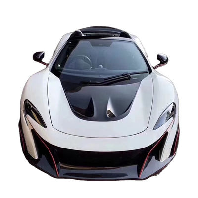 Nuovo prodotto per la McLaren MP4-12C 650S Cappuccio in fibra di carbonio Mp4-12c 650S Cappuccio e botola del motore in stile P1 aggiornati