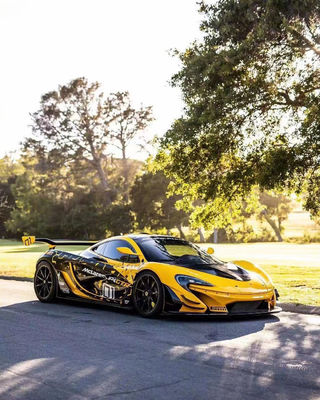 Per la McLaren P1 Body Kit P1 Upgraded GTR Style Spoilers del paraurti anteriore e posteriore Kit di corpo in fibra di carbonio