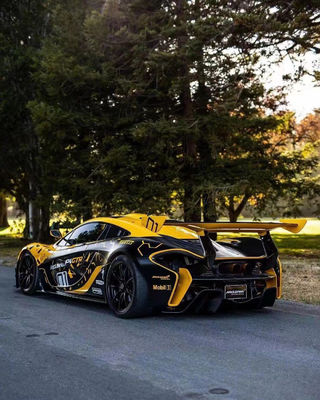 Per la McLaren P1 Body Kit P1 Upgraded GTR Style Spoilers del paraurti anteriore e posteriore Kit di corpo in fibra di carbonio