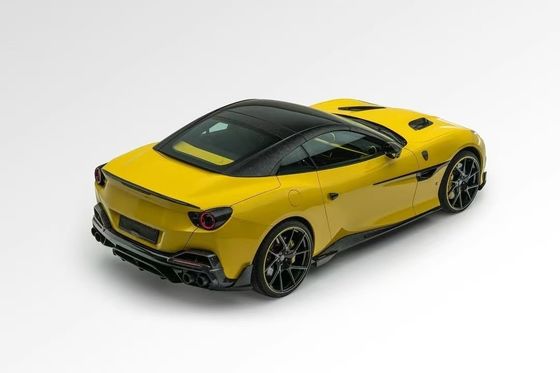 Portofino Retrofit Carbon Body Kit MSY Stile Labbro anteriore Fibra di carbonio Diffusore laterale