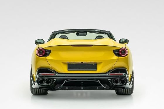 Portofino Retrofit Carbon Body Kit MSY Stile Labbro anteriore Fibra di carbonio Diffusore laterale