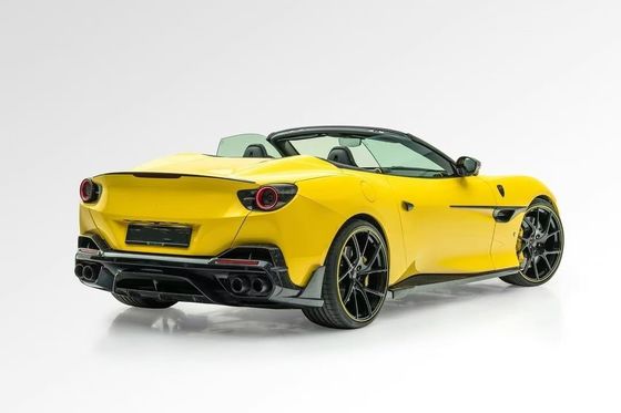 Portofino Retrofit Carbon Body Kit MSY Stile Labbro anteriore Fibra di carbonio Diffusore laterale