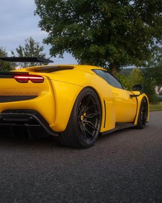 296 Ferrari Body Kit 2021 2022 Car Wheel Arch Front And Rear Bumper Spoiler