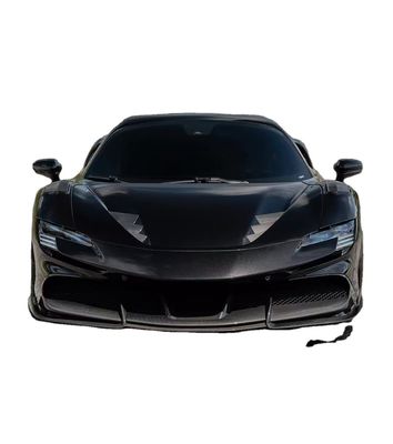 SF90 Ferrari Carbon Fiber Body Kit 1016 Stile Labbro anteriore