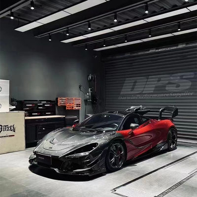 GTR Style 720s Wide Body Kit Mclaren Senna Body Kit Front Bumper Fibra di carbonio