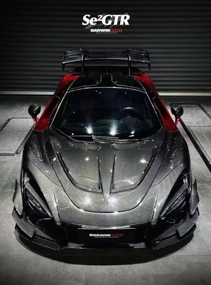 GTR Style 720s Wide Body Kit Mclaren Senna Body Kit Front Bumper Fibra di carbonio