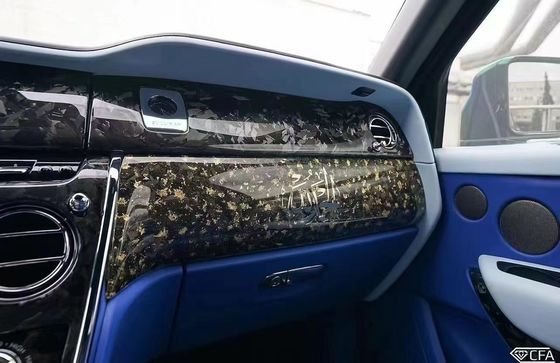2018 Cullinan Rolls-Royce Body Kit Fibra di carbonio secca Interni panello centrale
