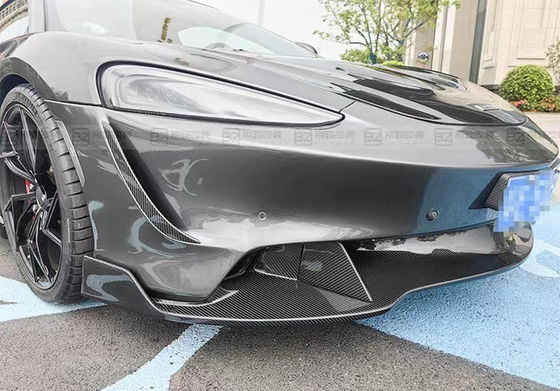 Plastico nero McLaren GT Body Kit Bumper Spoiler Side Skirt Hood