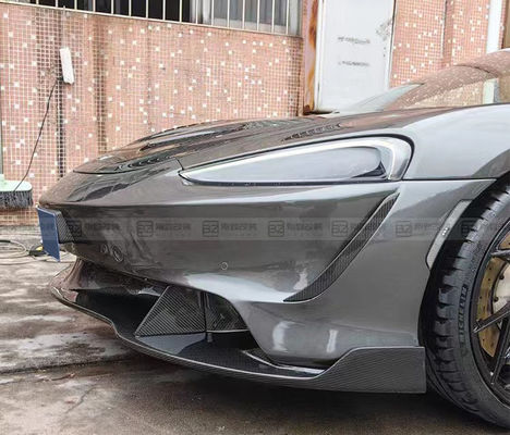 Plastico nero McLaren GT Body Kit Bumper Spoiler Side Skirt Hood