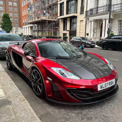 MP4 12C Mclaren Body Kit MSY Style Front Rear Bumper Spoiler Widebody Kit Rosso Nero