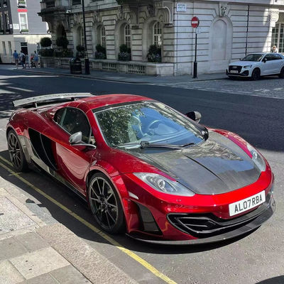 MP4 12C Mclaren Body Kit MSY Style Front Rear Bumper Spoiler Widebody Kit Rosso Nero