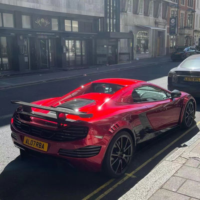 MP4 12C Mclaren Body Kit MSY Style Front Rear Bumper Spoiler Widebody Kit Rosso Nero