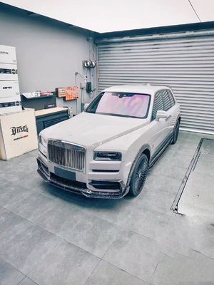 2018 - 2019 Cullinan Body Kit DW Style Front Lip Diffuser Spoiler Widebody Kit