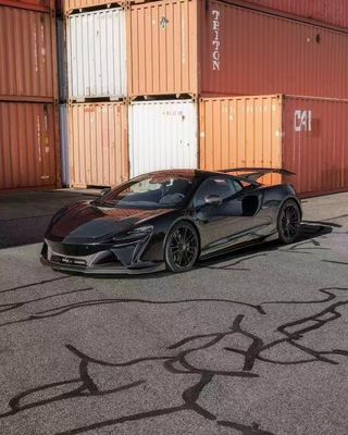 Artura Mclaren Body Kit NV Stile Fibra di Carbonio Frontale Bumper Diffusore Spoiler Giubbotta laterale