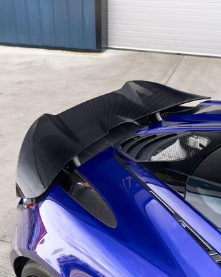Blue 720s Wide Body Kit McLaren Fibra di carbonio Difusore della bocca frontale