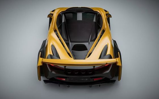 720s Mclaren Body Kit Fibra di carbonio Widebody stile ZE Front And Rear Bumper