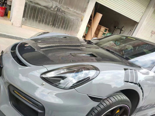 Prodotti in fibra di carbonio per Porsche 981 Boxster Cappuccio in fibra di carbonio 981 Copertura del portello del motore in fibra di carbonio 2013-2015