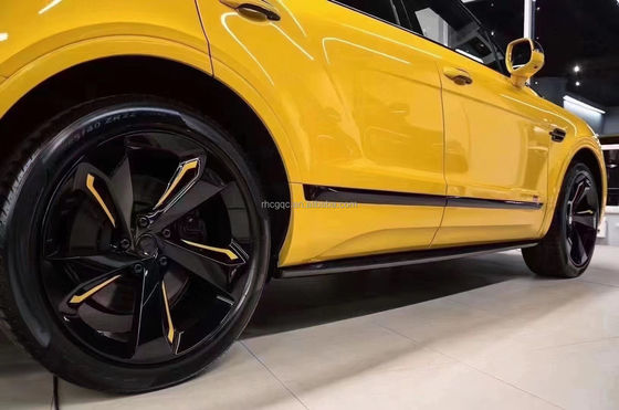 Per Bentley Bentayga Kit corpo in fibra di carbonio Bentayga aggiorna il W12 stile di fibra di carbonio spoiler diffusore labiale anteriore