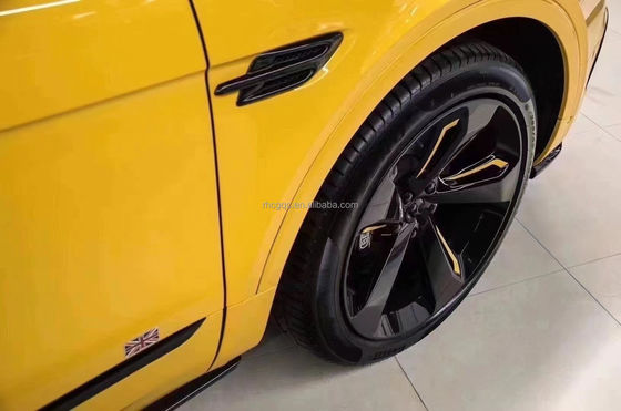 Per Bentley Bentayga Kit corpo in fibra di carbonio Bentayga aggiorna il W12 stile di fibra di carbonio spoiler diffusore labiale anteriore