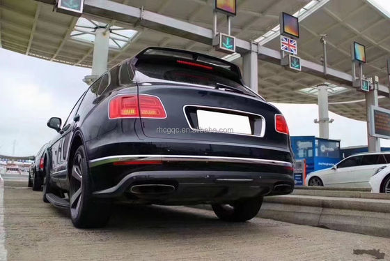 Per Bentley Bentayga Kit corpo in fibra di carbonio Bentayga aggiorna il W12 stile di fibra di carbonio spoiler diffusore labiale anteriore