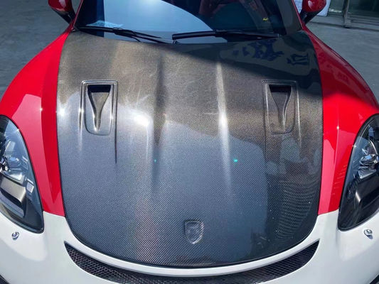 Copertura in fibra di carbonio di alta qualità per Porsche 718 Boxster Copertura in fibra di carbonio per motore 718 Upgrade GT4