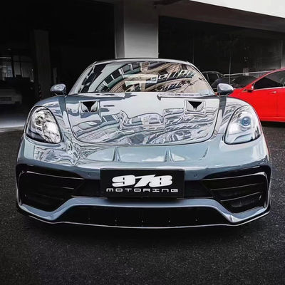 Nuovo prodotto per Porsche 718 Boxster Body Kit 718 Potenziato in stile PD Frontale e posteriore Bumper Tuyere Spoilers