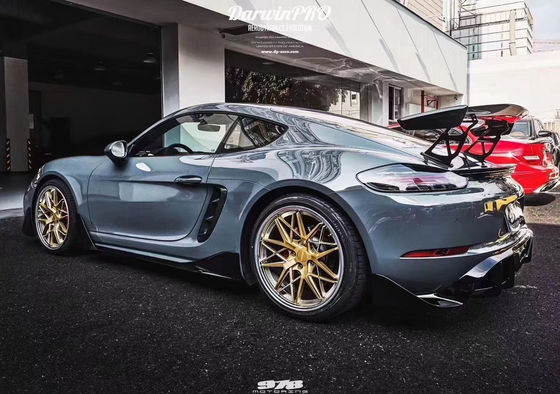 Nuovo prodotto per Porsche 718 Boxster Body Kit 718 Potenziato in stile PD Frontale e posteriore Bumper Tuyere Spoilers