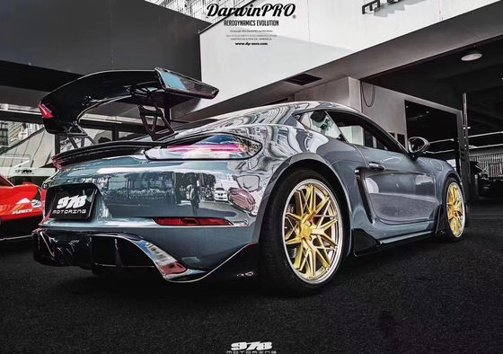 Nuovo prodotto per Porsche 718 Boxster Body Kit 718 Potenziato in stile PD Frontale e posteriore Bumper Tuyere Spoilers