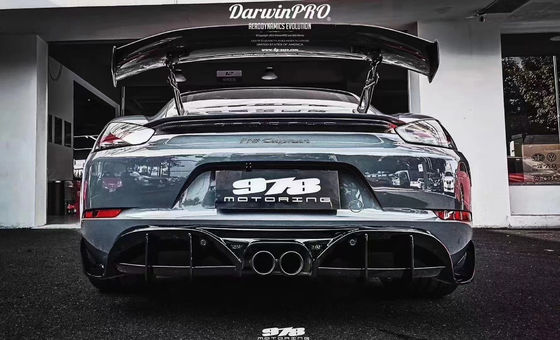 Nuovo prodotto per Porsche 718 Boxster Body Kit 718 Potenziato in stile PD Frontale e posteriore Bumper Tuyere Spoilers
