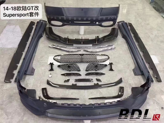 Per Bentley Continental GT Body Kit Continental Upgraded Supersports Style Kit di corpo di paraurti anteriore e posteriore