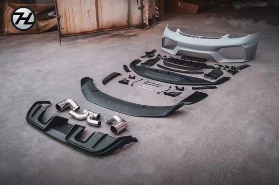 Materiale di plastica PP 718 Boxster Body Kit 718 GT4 stile aggiornato