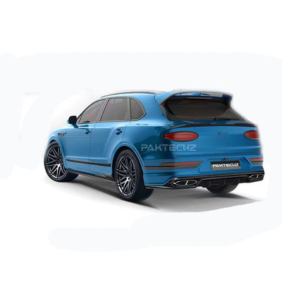 Auto Blu Bentley Bentayga Body Kit Widebody Fibra di Carbonio Front Lip Diffuser Wing Hood