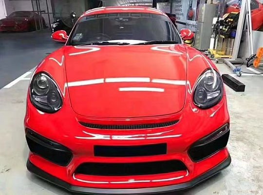 Prodotti venduti come Hot Cakes 987Cayman Body Kit GT4 Stile Anteriore e posteriore Spoiler paraurti 2006-2012
