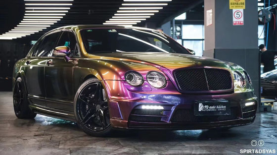 Nero 2013 Bentley Flying Spur Body Kit Anteriore e posteriore Coppiere Spoiler Kit di scarico