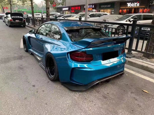 Per BMW F22 F87 Serie 2 M2 Body Kit M2 M235 Upgrade IMP Stile Frontale e Rear Bumper Spoiler Wide Bodyki