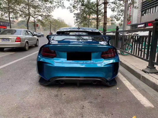Per BMW F22 F87 Serie 2 M2 Body Kit M2 M235 Upgrade IMP Stile Frontale e Rear Bumper Spoiler Wide Bodyki