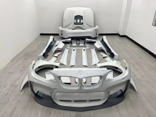 Per BMW F22 F87 Serie 2 M2 Body Kit M2 M235 Upgrade IMP Stile Frontale e Rear Bumper Spoiler Wide Bodyki