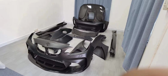 Per BMW F22 F87 Serie 2 M2 Body Kit M2 M235 Upgrade IMP Stile Frontale e Rear Bumper Spoiler Wide Bodyki