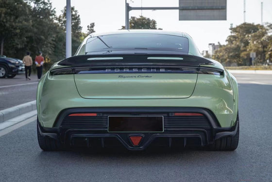 Nuovo prodotto per Porsche Taycan Carrozzeria in fibra di carbonio Taycan Wide Bodyki Frontale Scavatta Fusoliera laterale Spoiler Diffusore
