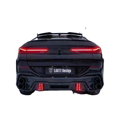 Vendita calda G06 X6 Carbon Fiber Body Kit Forbmw X6 Carbon Fiber Front Shovel Rear Diffuser Spoiler Cover