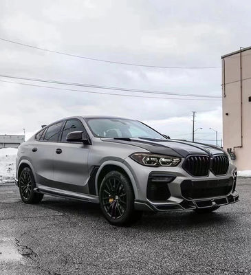 Vendita calda G06 X6 Carbon Fiber Body Kit Forbmw X6 Carbon Fiber Front Shovel Rear Diffuser Spoiler Cover