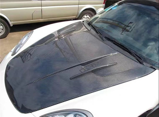 Nuovo prodotto Cappuccio in fibra di carbonio per Porsche 911 997 911 997 Motor Hatch in fibra di carbonio GT3 Style