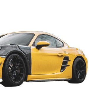 Nuovo prodotto per Porsche Cayman Fibra di carbonio Tuyere 718 Boxster Fibra di carbonio ingresso di aria laterale