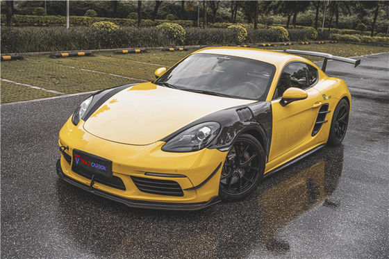 Nuovo prodotto per Porsche Cayman Fibra di carbonio Tuyere 718 Boxster Fibra di carbonio ingresso di aria laterale